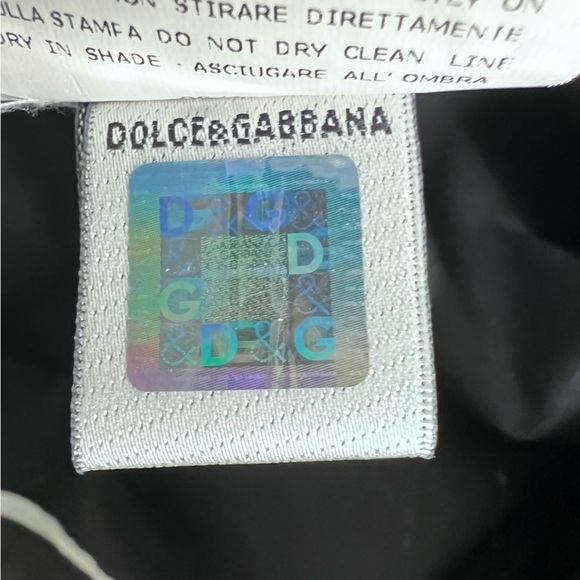 D&G Dolce & Gabbana Black Button Down Short Sleeve Shirt Size XL - Picture 10 of 10